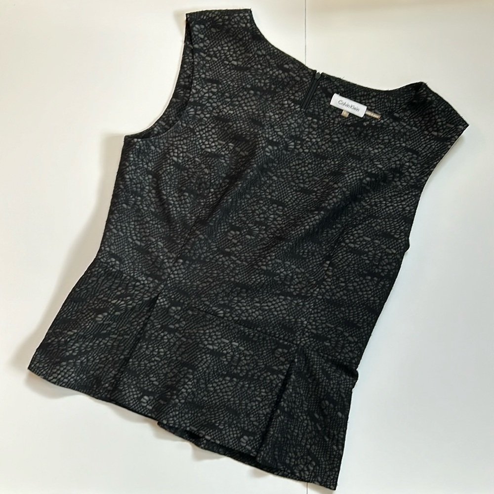 Calvin Klein Peplum Blouse